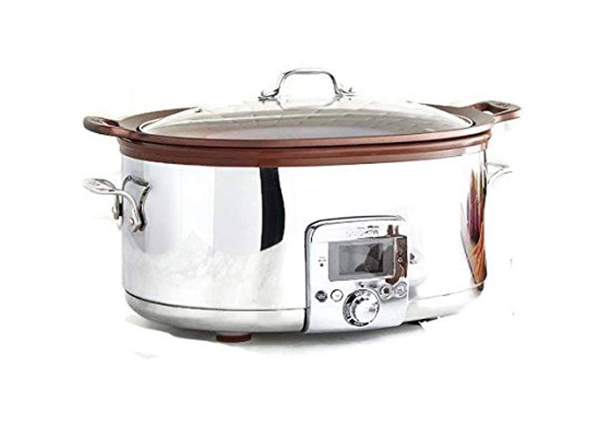 All-Clad 7 qt Gourmet Slow Cooker with All-in-One Browning