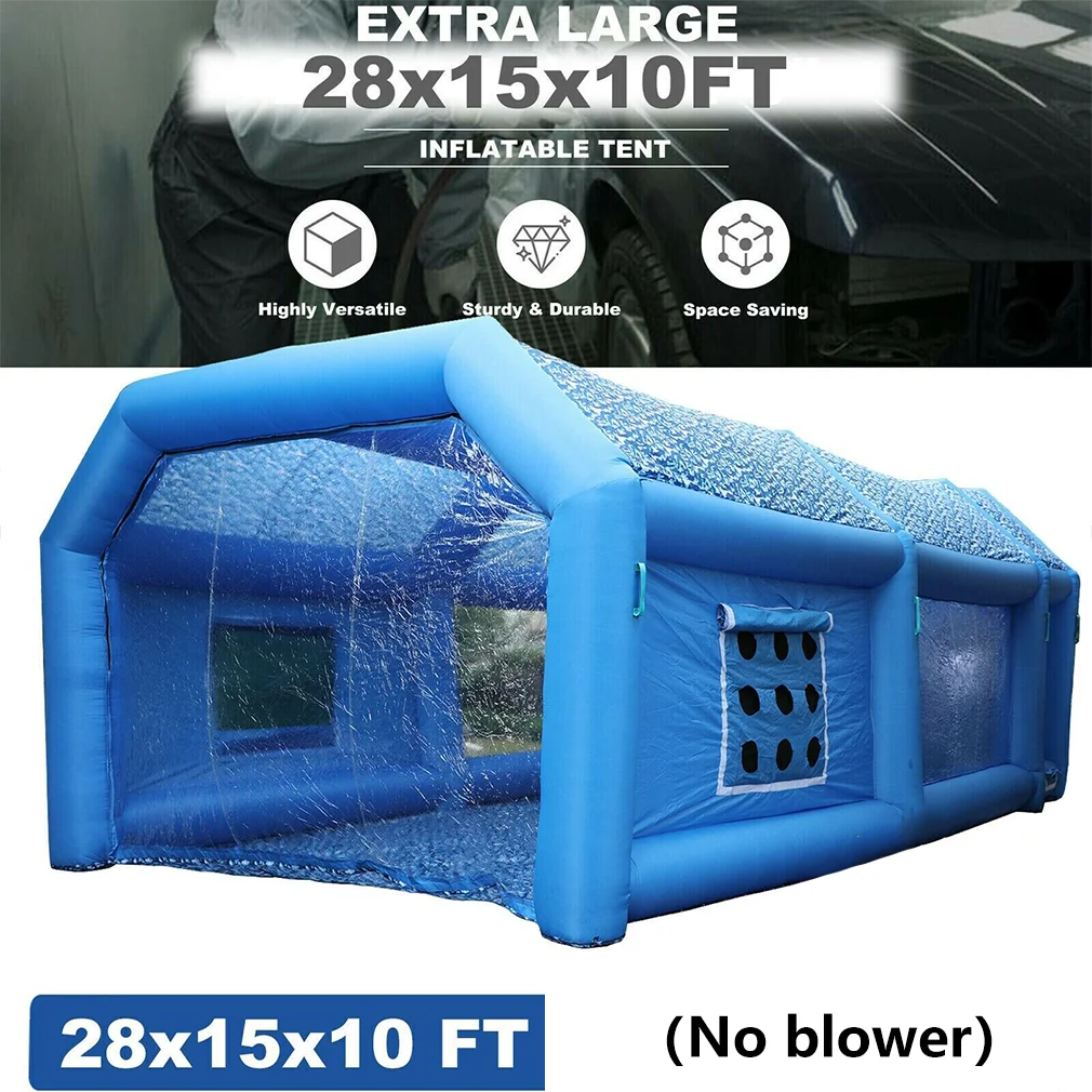 WGIA 28x15x10FT (NO blowers) paint booth inflatable tent car paint portable cabin