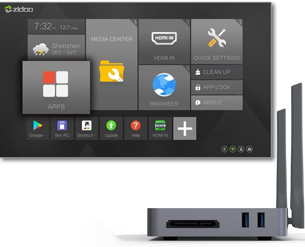 Zidoo Z9X 4K Media Player Android 9.0 2G+16G Android VS10 Image Quality Engine Android TV Box with HDR10+