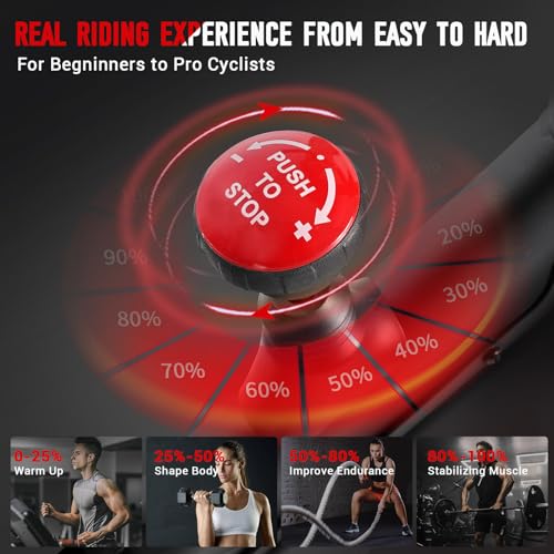 Exercise Bike, CHAOKE Stationary Bikes for Home with 330lbs Weight Capacity, Indoor Cycling Bike with Comfortable Seat Cushion, Silent Belt Drive, LCD Monitor for Home Gym Cardio Workout Training