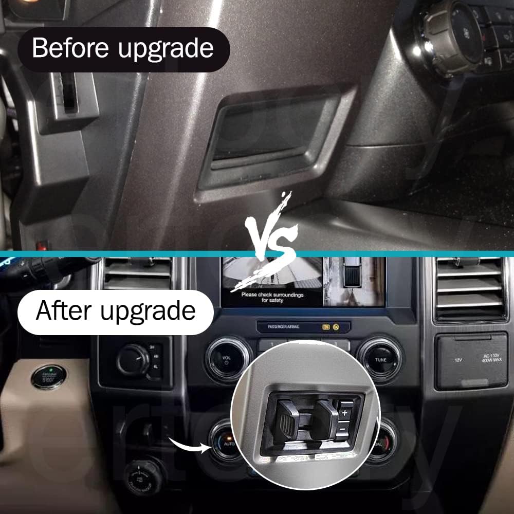 F150 Brake Controller, F150 Trailer Brake Controller with Trailer Package Upgradable, Program Activated Gauge Function, Crafted with Overload Protection and Safety Certified OEM Chip JL3Z2C006AA