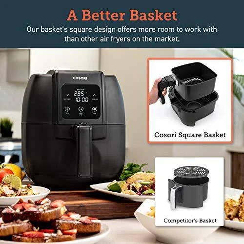 Cosori Air Fryer,1500-Watt Electric Air Fryers ovenu0026Oilless Cooker for Digital