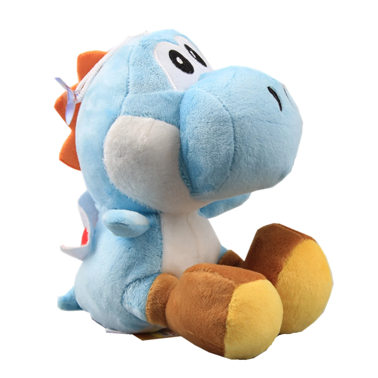 uiuoutoy Set of 9 Yoshi Plush Toys 6" Green Yoshi, Red Yoshi, White Yoshi, Purple Yoshi, Light Blue Yoshi, Dark Blue Yoshi, Black Yoshi, Yellow Yoshi, and Pink Yoshi