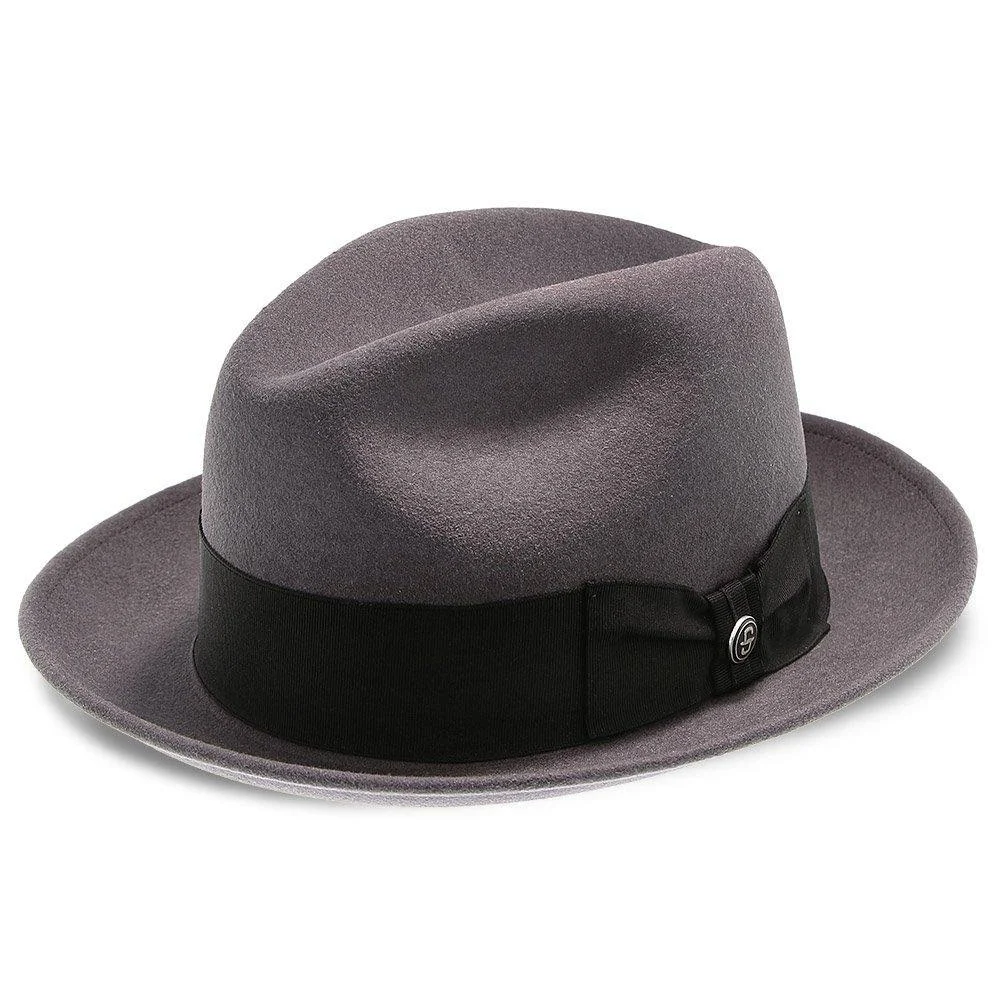 Stetson Frederick Wool Fedora - Black