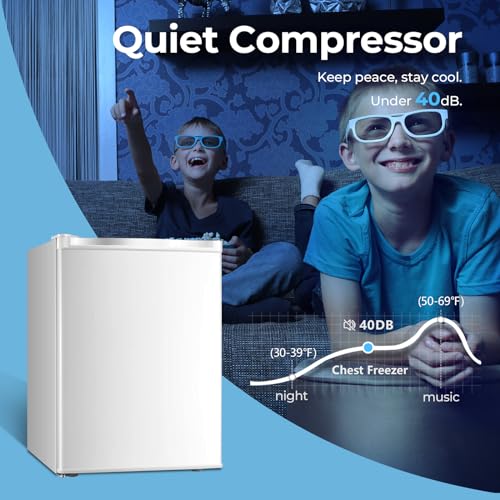 Upright freezer 7-grade Thermostat Control