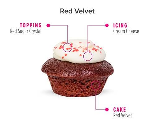 Baked by Melissa Cupcakes - Latest u0026 Greatest - Assorted Bite-Size Cupcakes - 12 Flavors Include: Red Velvet, Triple Chocola
