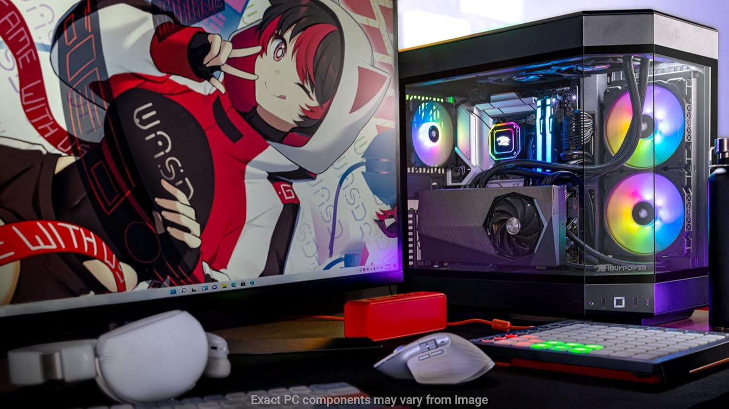 iBUYPOWER Y60 Black Gaming PC Computer Desktop Y60BI9N4703 (Intel Core i9 13900KF, NVIDIA GeForce RTX 4070 12GB, 32GB DDR5 RGB 5200MHz (16x2), 1TB NVMe, WiFi Ready, Windows 11 Home Advanced)