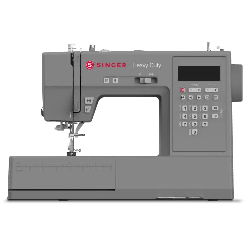 SINGER Heavy Duty 6620C Computerized Sewing Machine with Accessories | 215 Stitches, LCD Screen, Built-In Needle Threader | Easy Setup, Durable Metal Frame, Ideal for Clothes & Home Projects