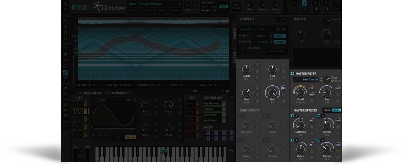 iZotope Iris 2 Sample-Based Synthesizer