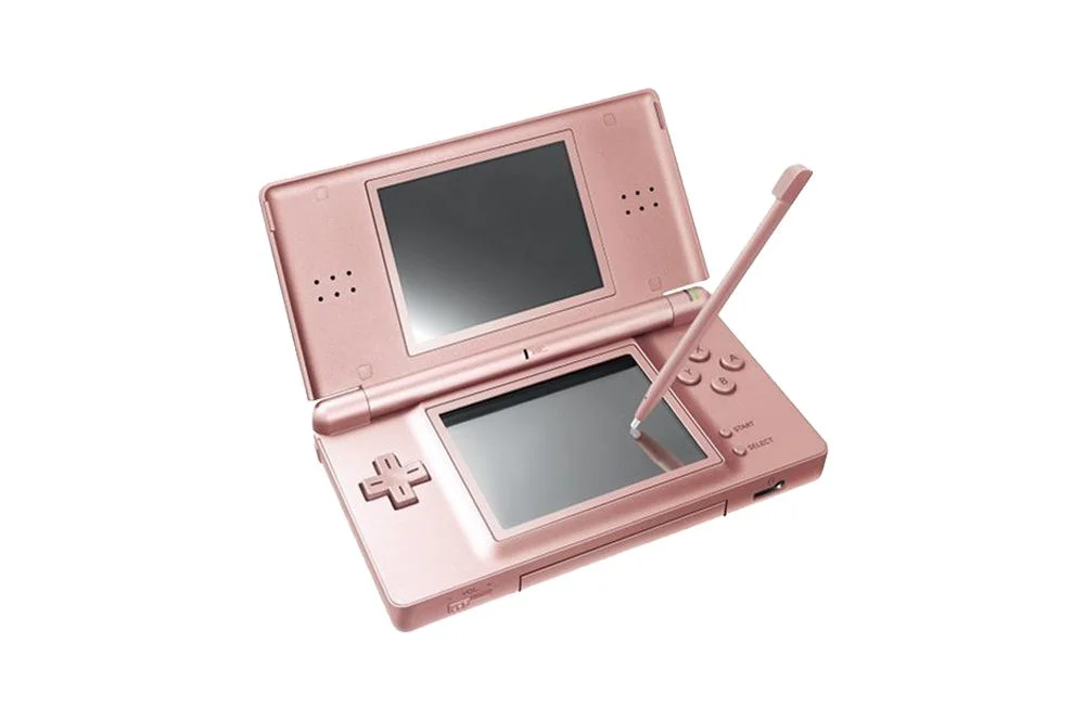 Restored Nintendo DS Lite Metallic Rose with Super Mario Bros and Mario Kart Games (Refurbished)