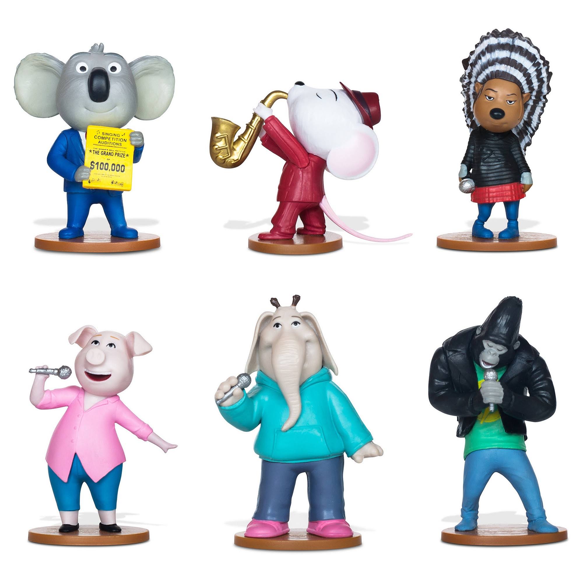 Sing Movie Sing 6-Piece PVC Figure Play Set