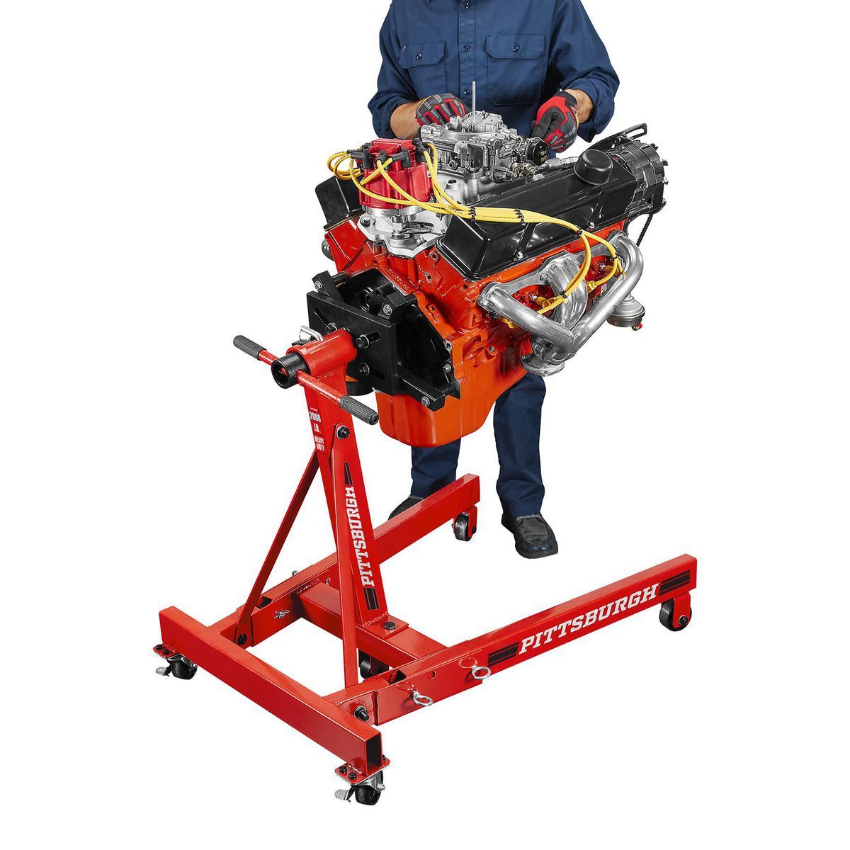 PITTSBURGH 2000 lb. Capacity Foldable Engine Stand