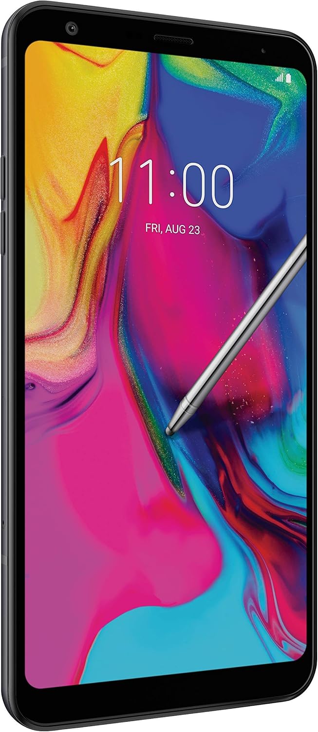 LG Stylo 5 Smartphone, 32GB Memory, Unlocked Cellular - Aurora Black (Renewed)