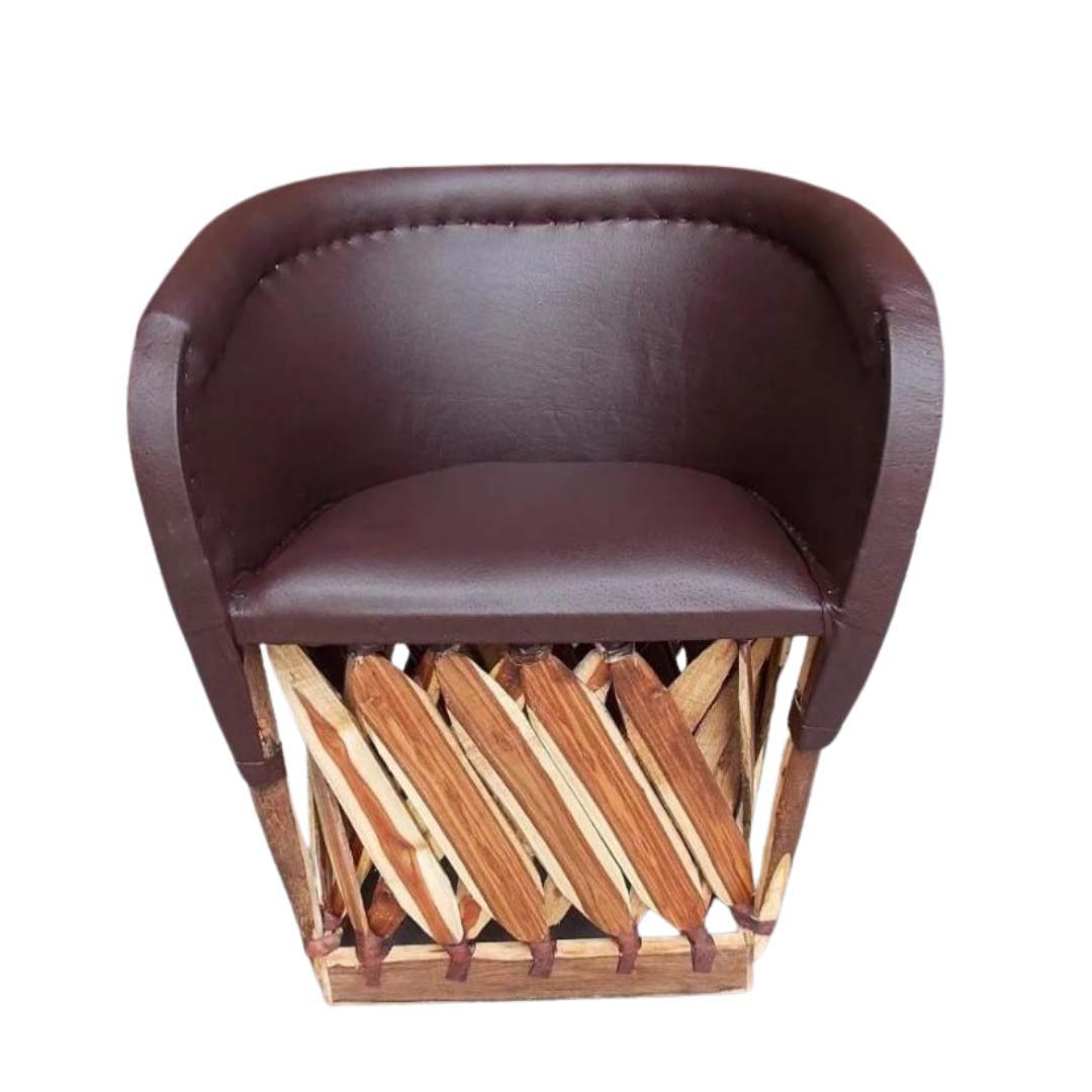 Chair Furniture Equipal Handmade By Equipales San Jose Chocolate Color Mexican Traditional Style Ideal for your home, house, garden, office, restaurant, hotel, bar, beach, living room, bedroom
