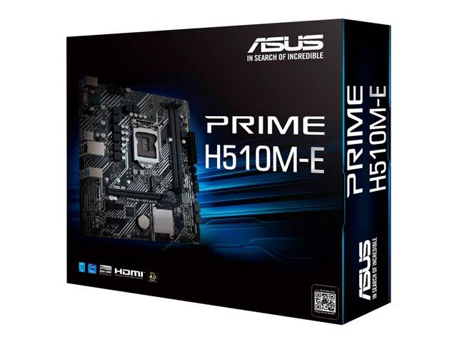 Asus Prime H510M-E Intel H510 LGA1200 Micro-ATX Motherboard