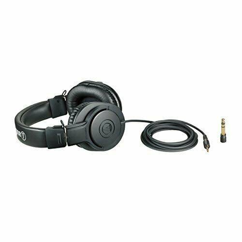 Audio-Technica ATH-M20x Professional Studio Monitor Headphones Renewed