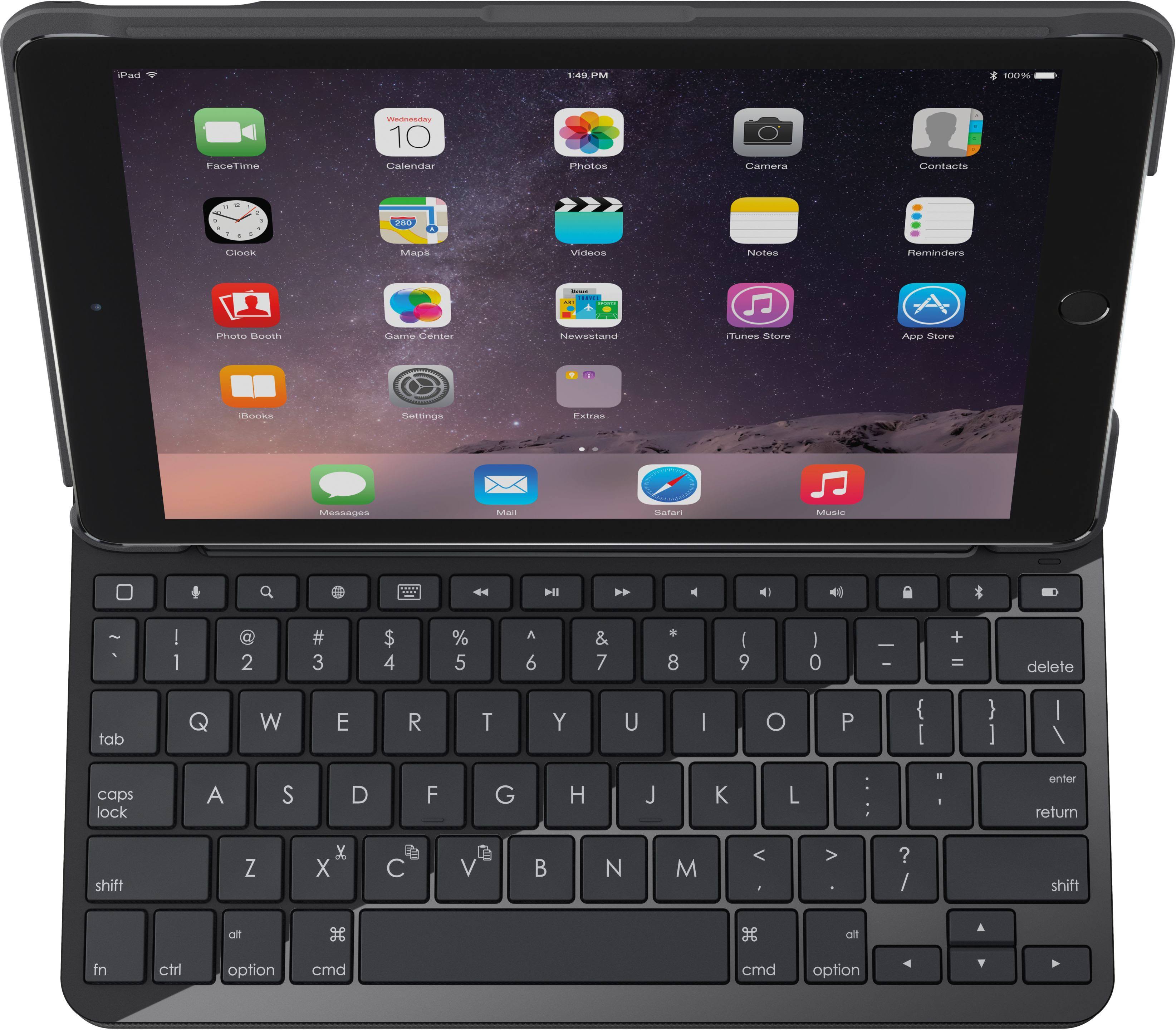 Logitech Slim Wireless Bluetooth Scissor-Switch Keyboard and Folio Case for 9.7-inch iPad (5th generation