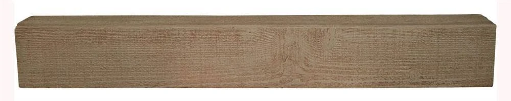 Ekena Millwork BMRS3C0100X040X096HD 10x22W x 4x22H x 8&L 3-Sided (U-beam) Rough Sawn Endurathane Faux Wood Ceiling Beam, Natural