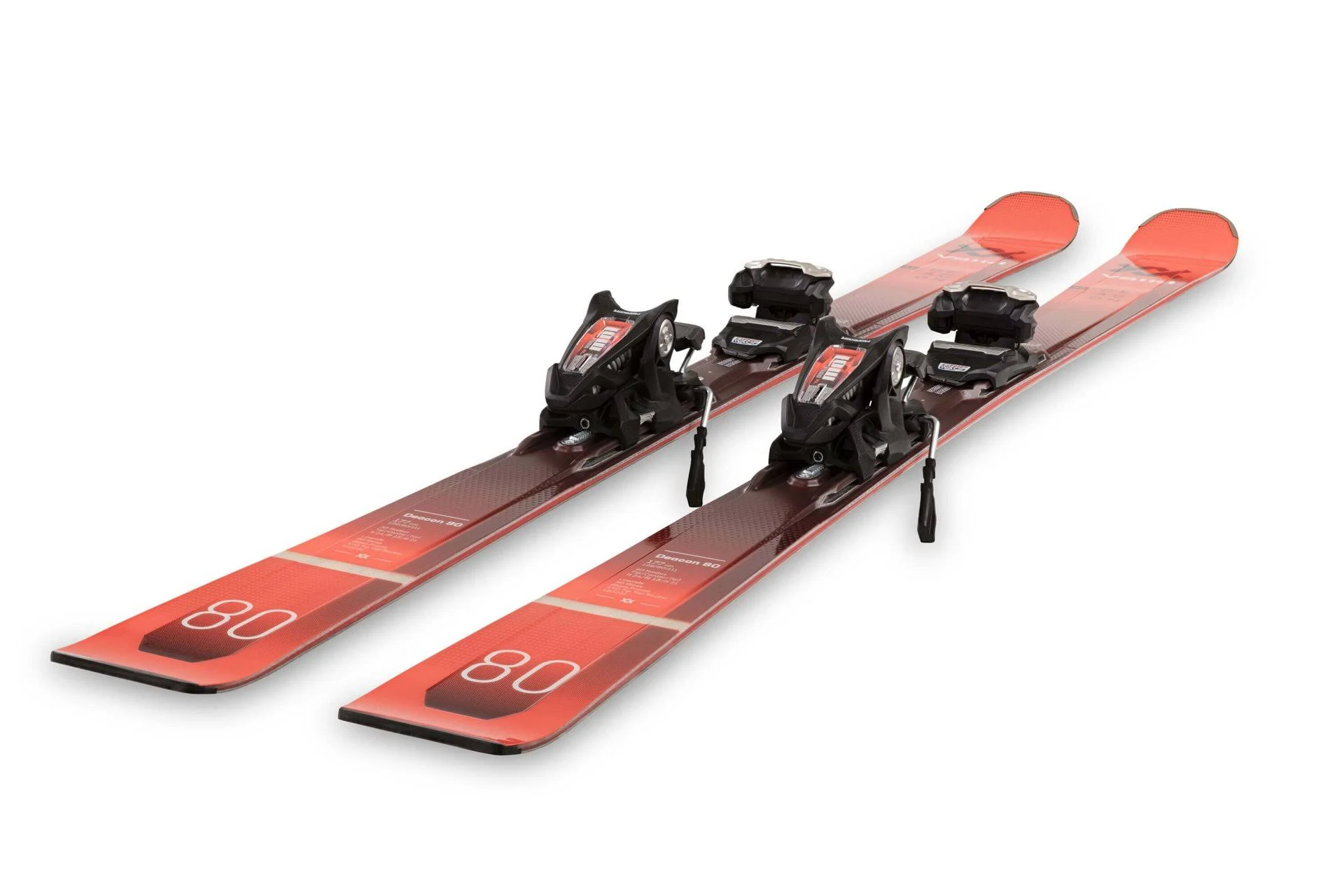 2021 Volkl Deacon 80 Skis w/ Lowride XL 13 FR Bindings - 182