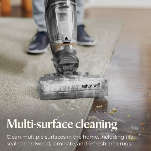 BISSELL® CrossWave® HydroSteam™ Deluxe Wet Dry Vac, Multi-Purpose Vacuum, Wash, and Steam, Formula Included, Green, 3515G