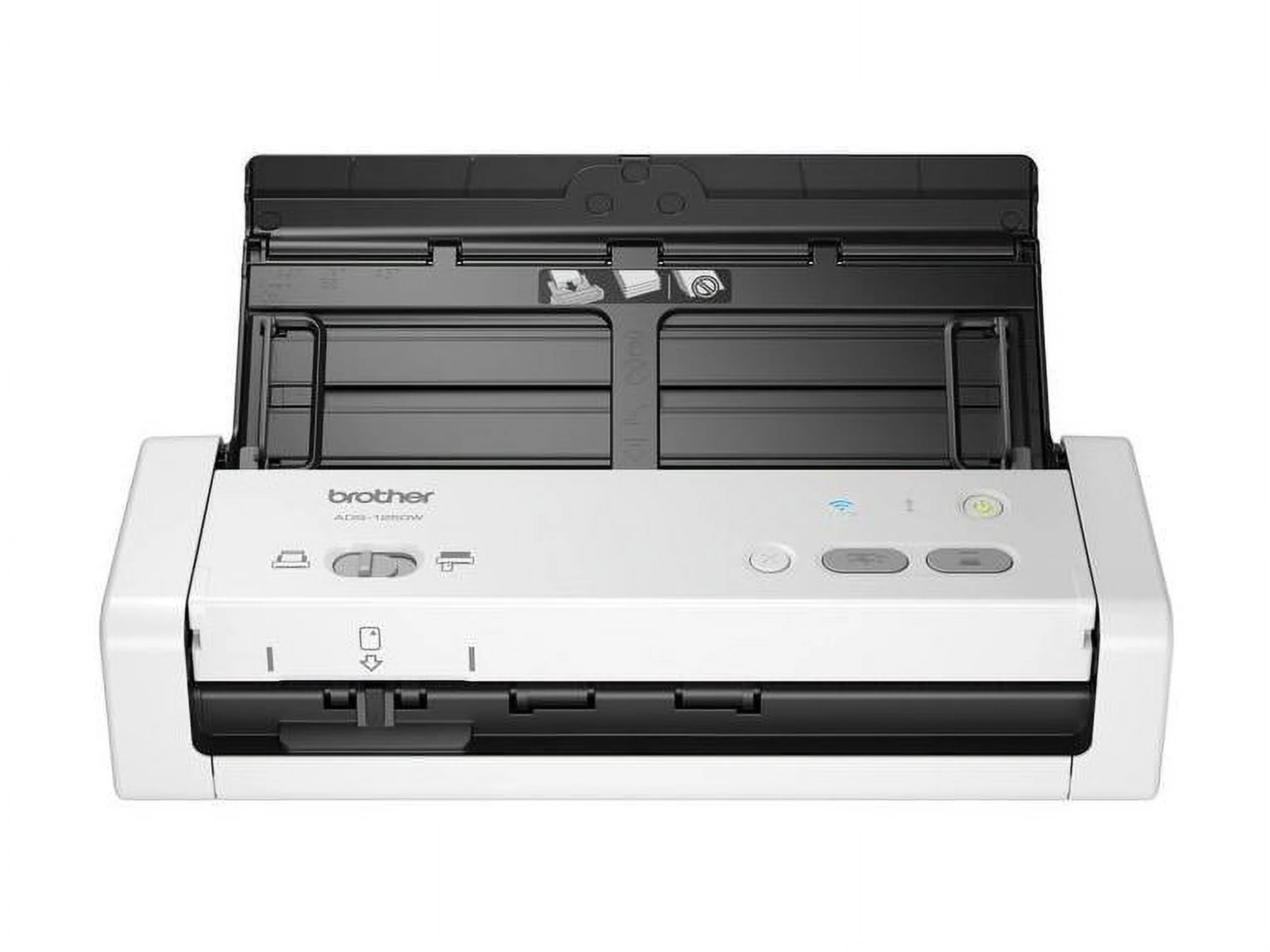 Brother Compact Desktop Scanner, ADS-1250W, Portable, Wireless Connectivity