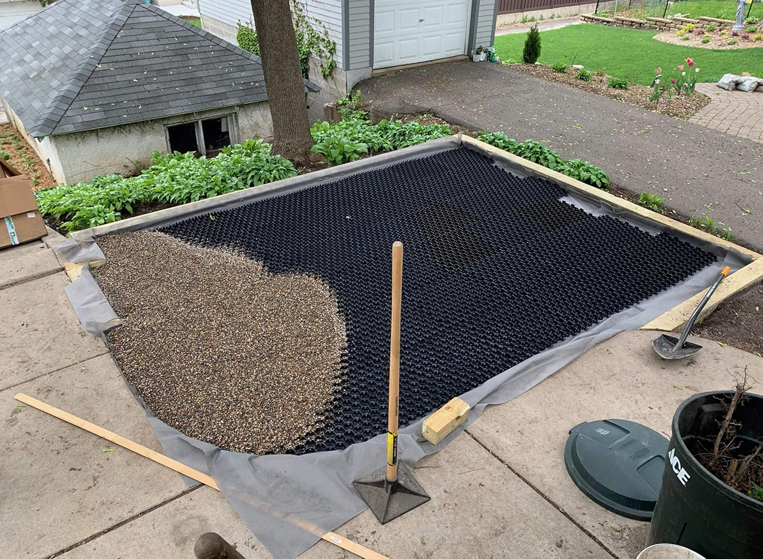 Standartpark - HEXpave Grid - 1" Depth Permeable Paver System - 27,000 lbs Load Class - DIY Patio, Walkway, Shed Base, Light Vehicle Driveway and Much More! (20 Sq Ft) Pack of 2