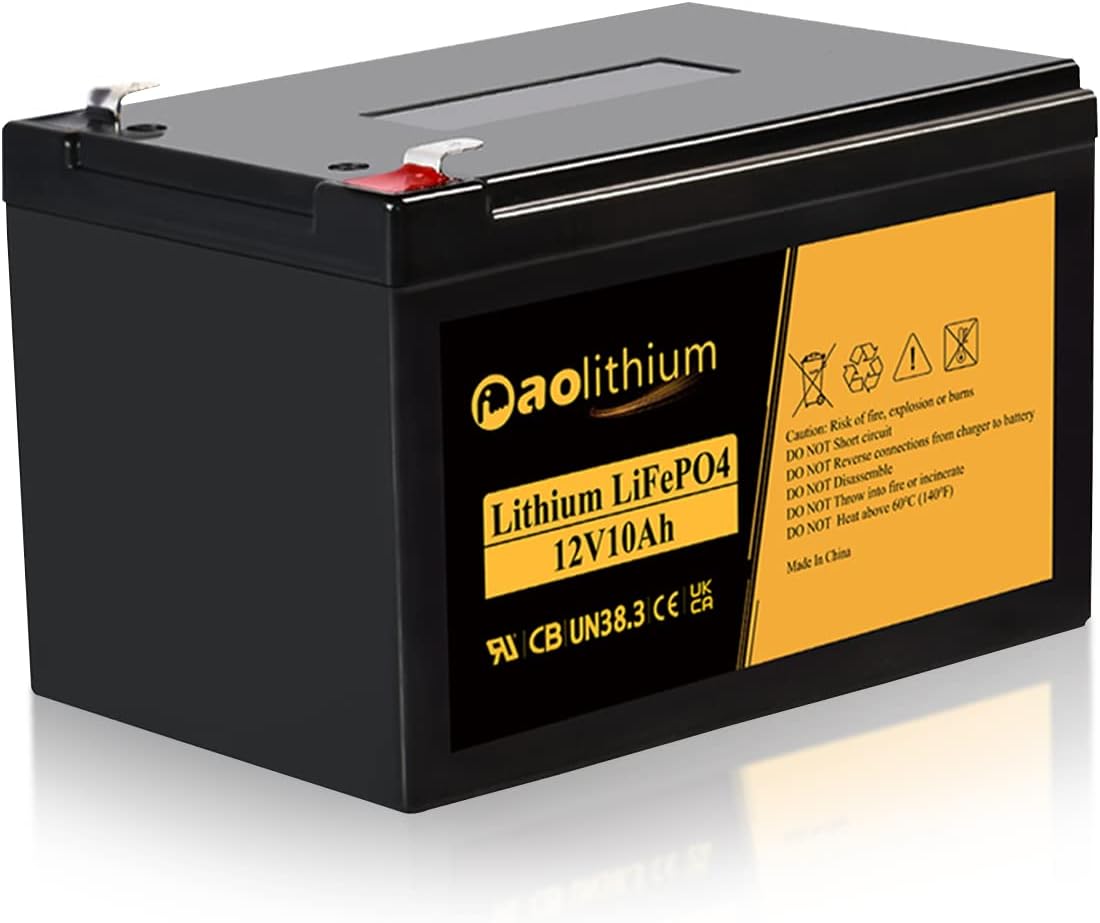 Aolithium 100ah Lithium Battery 12V LiFePO4 Battery with Bluetooth APP 4000 Cycles Maintenance-FreeBattery with Built-in BMS Perfect for RV Solar Marine UPS Off-Grid Applicatins