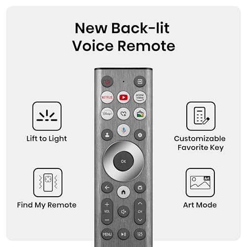 Hisense 65-Inch Class QLED 4K S7N CanvasTV? Series Dolby Vision HDR Google Smart TV (65S7N, 2024 Model) - Art Mode, Anti-Glare Panel, Hi-Matte Display, Frame & UltraSlim Wall Mount Included, 144Hz