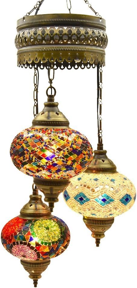 Mosaic Chandelier,Mosaic Lamp,Turkish Lamp,Moroccan Lantern