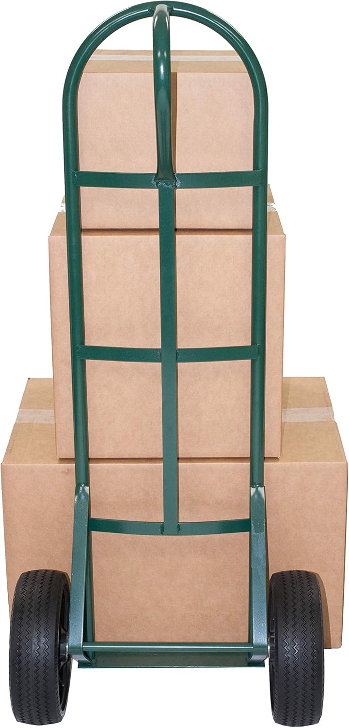 Marathon 2.80/2.50-4 Narrow Width Flat Free Hand Truck / Utility Cart Tire on Wheel, 3Centered Hub, 1/2 Bearings