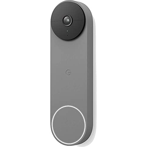 Google Nest Doorbell (Wired, 2nd Gen) - Wired Video Doorbell Camera - Doorbell Security Camera - Snow