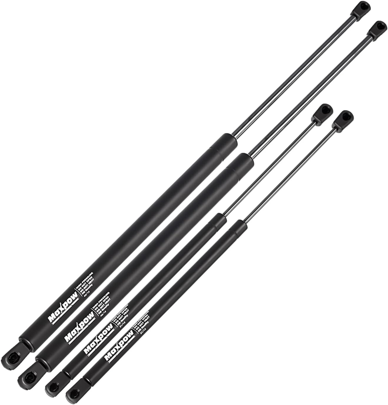 Maxpow 2 Tailgate and 2 Rear Window Glass Lift Supports Struts Compatible With Suburban Tahoe/GMC Yukon 2000 2001 2002 2003 2004 2005 2006 4185 4557 Pack of 2