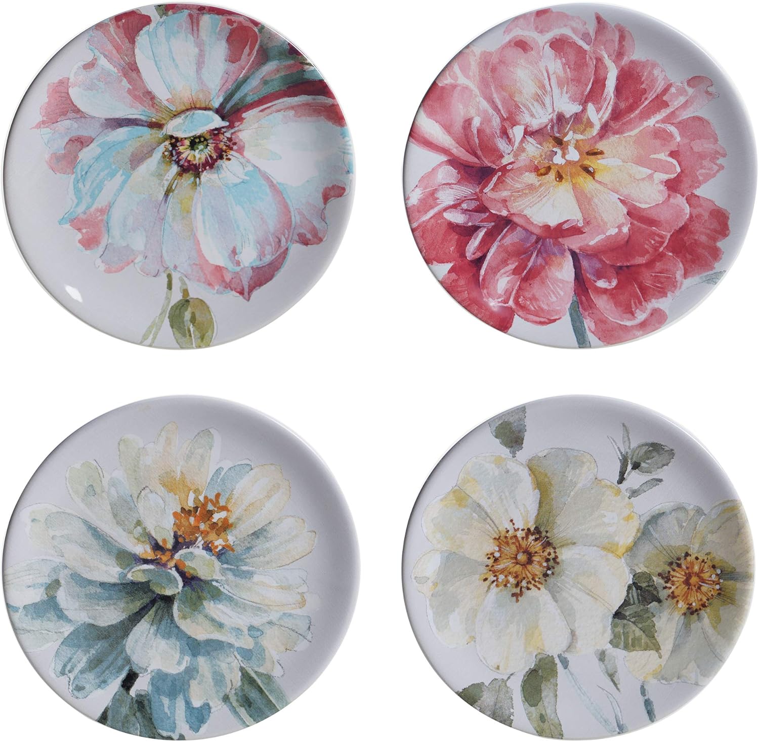 Certified International Spring Bouquet 16 Piece Dinnerware Set, Service for 4, Multicolored