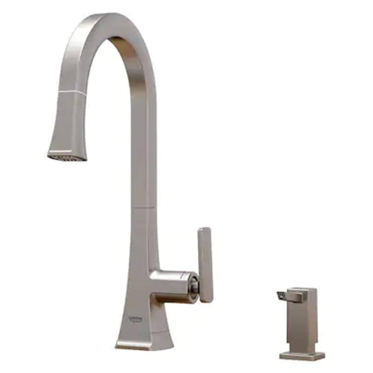Grohe Carre Stainless Steel 1-Handle Pull-Down Kitchen Faucet 30365DC0