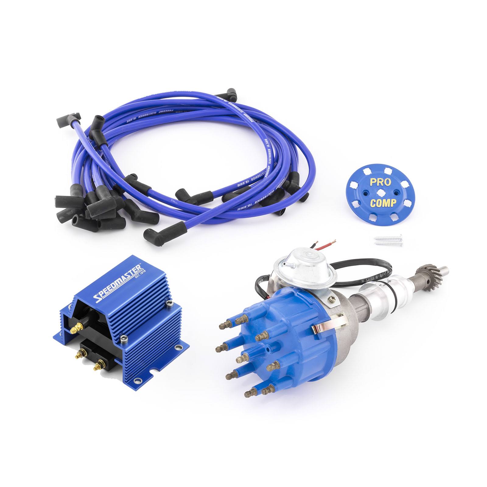 Ford SB 289 302 Windsor Ready-To-Run Distributor w/Coil u0026 Wire Leads