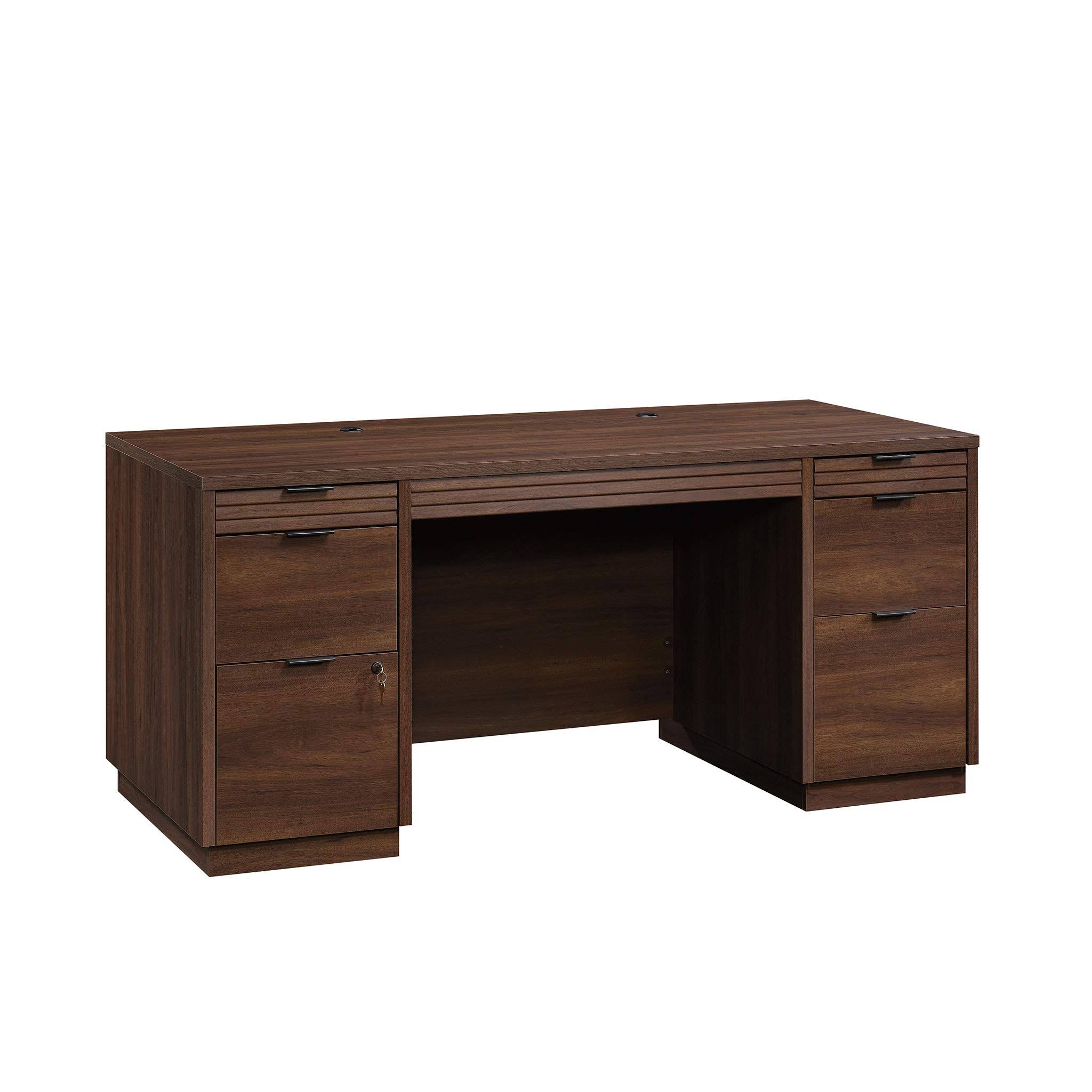 Sauder 426484 Englewood Executive Desk, Spiced Mahogany