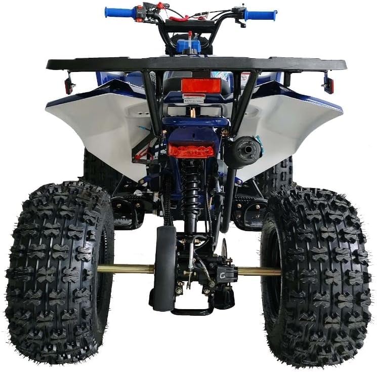 HHH Youth and Adult 125cc ATV Vitacci Outlander Fully Automatic with Reverse Double Headlights Led Gas 4 Wheeler ATVs Quads Big 19/18 inch Tires (Green) - Extra Large