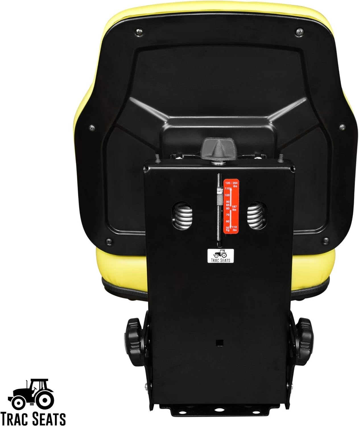 TRAC SEATS Yellow Suspension Seat for John Deere 5103 5200 5203 5210 5220 6110 6200 6210 6300 6310 6400 6410 6500 Open Cab Tractor