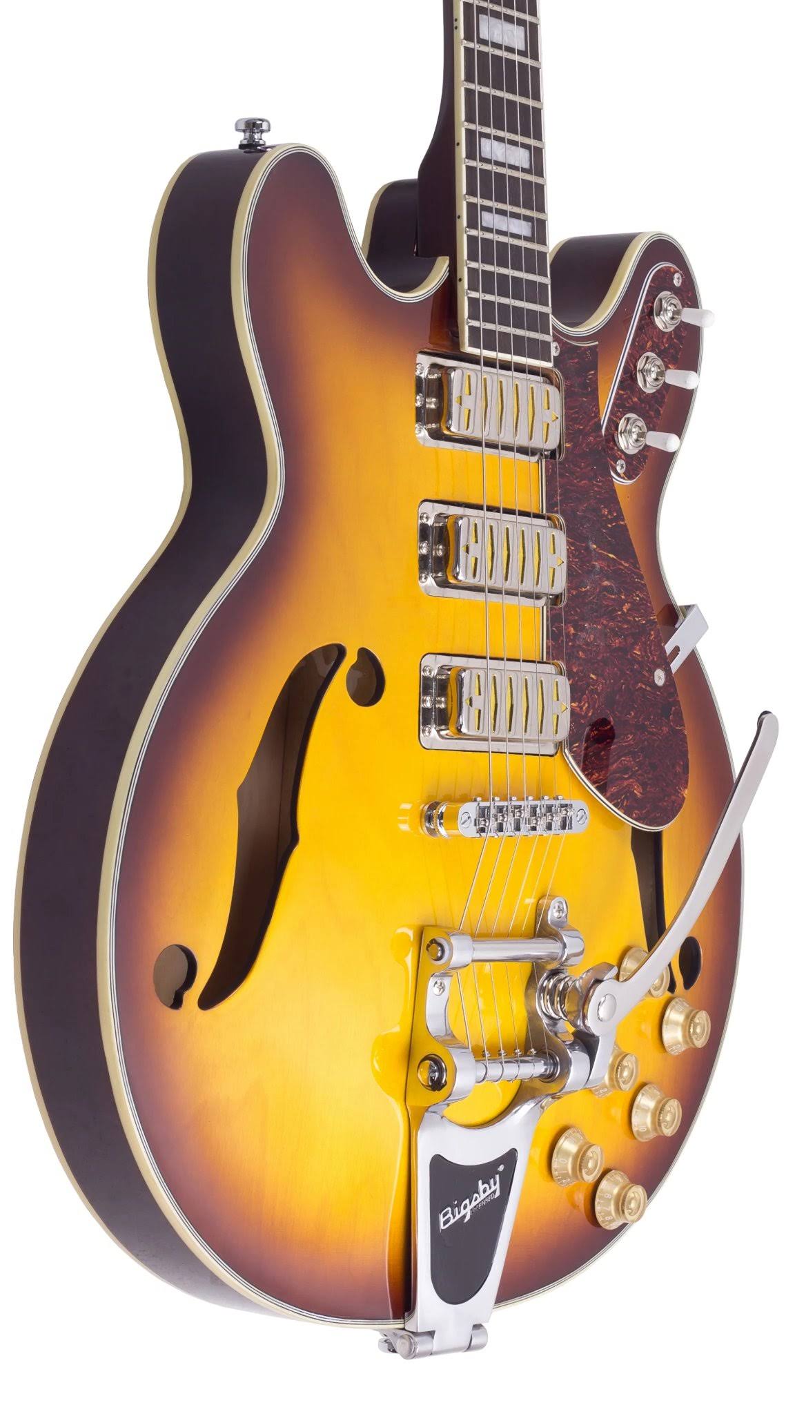 Eastwood Airline H78 Electric Guitar Vintage Redburst