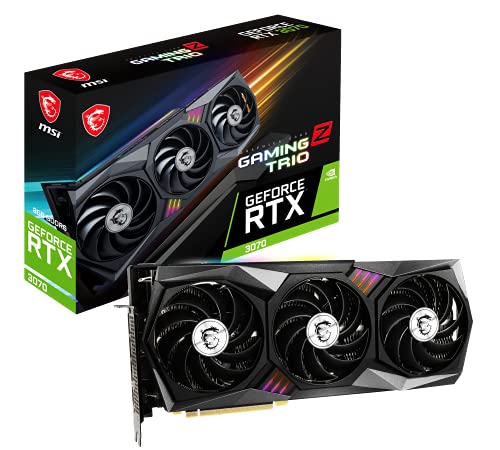 MSI Gaming GeForce RTX 3080 Ti Gaming X Trio 12G Computer Gaming Graphics Card 12GB GDRR6X 320-Bit HDMI/DP Nvlink Torx Fan 3 Ampere Architecture OC, NVIDIA GPU Video Cards for Gaming PC (Renewed)