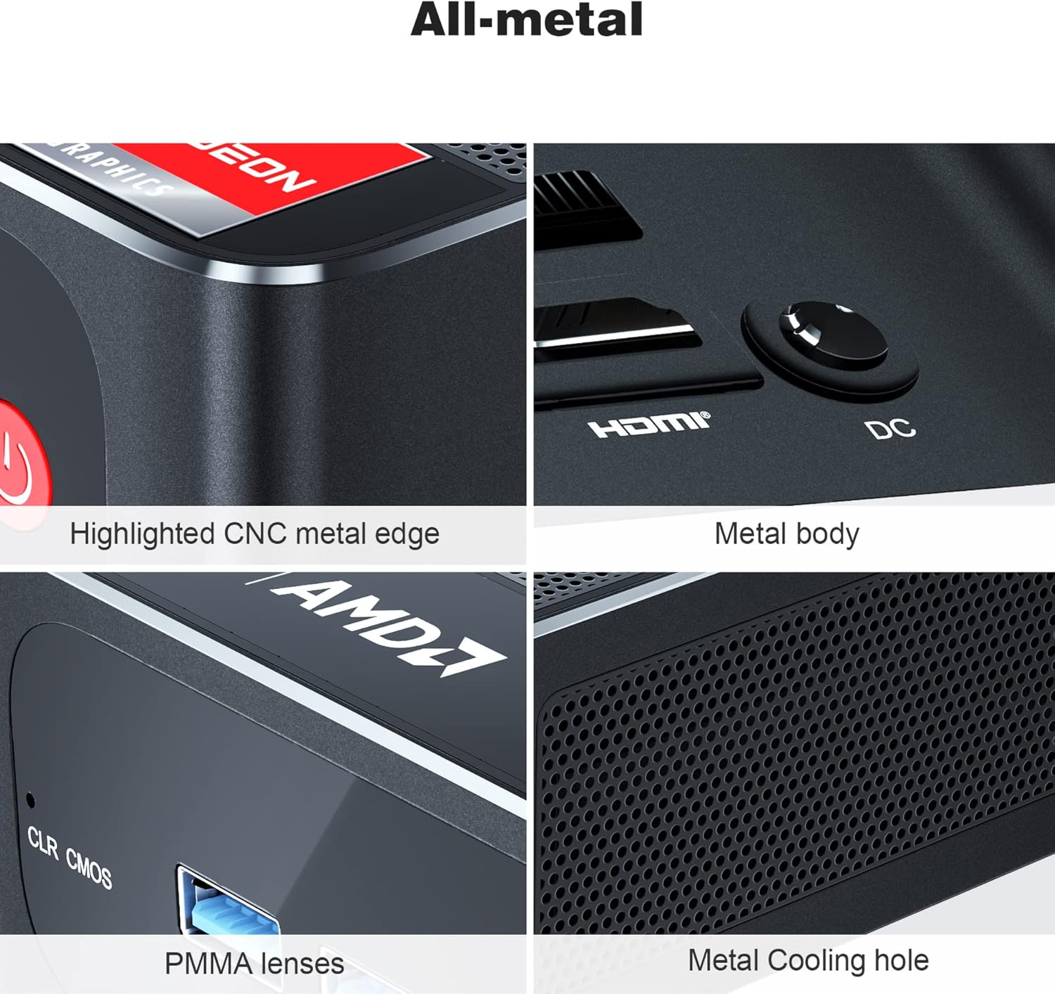 Beelink SER3 Versatile Mini PC Windows 11 Pro, AMD Ryzen 7 3750H(up to 4GHz) 4C/8T, Dual Channel RAM Up to 64GB, Radeon RX Vega 10 Graphics 4K@60Hz Three Screen Display Support Win11(8GB/256GB)