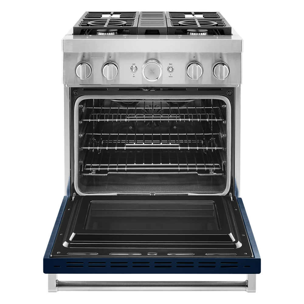 Kitchenaid KFDC500JIB Kitchenaid 30" Smart Commercial-style Dual Fuel Range With 4 Burners -
