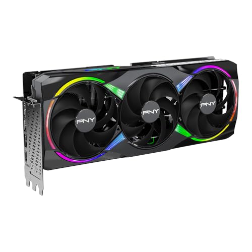 PNY NVIDIA GeForce RTX™ 5080 16GB ARGB Overclocked Triple Fan Graphics Card (DLSS 4, PCIe® 5.0, HDMI®/DP 2.1, 2.9-Slot, Epic-X™ RGB Lighting)