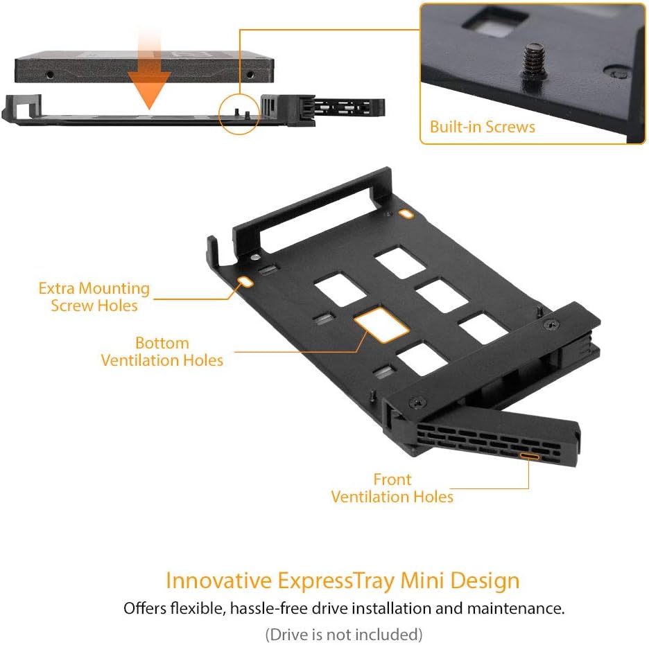 ICY DOCK 6 x 2.5” SATA HDD / SSD Hot Swap Cage for External 5.25” Bay | ExpressCage MB326SP-B