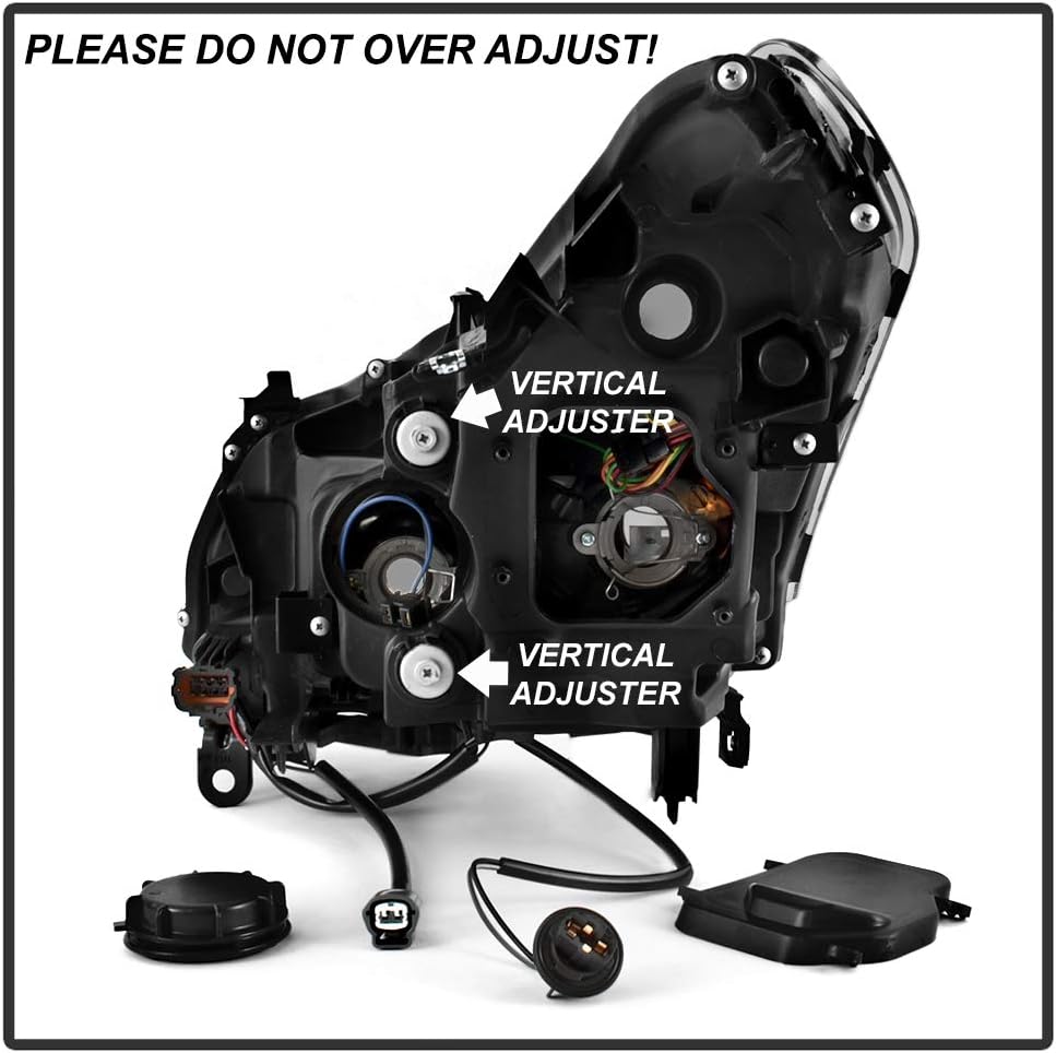 ACANII - For 2010-2013 Infiniti G37 11-12 G25 Q40 4-Door Sedan Black Smoke w/LED Tube Sequential Signal DRL Headlights