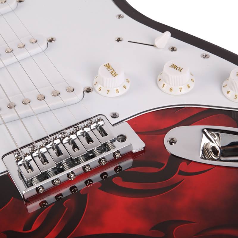 Glarry Gst-e Rosewood Fingerboard Electric Guitar Red