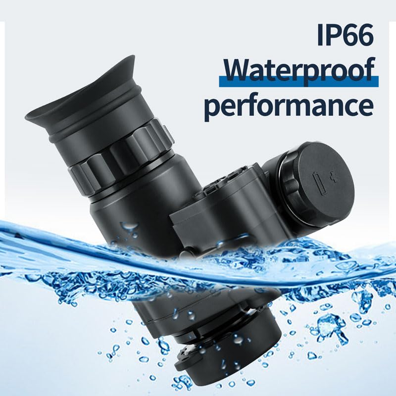 Night Vision Goggles Head Mounted Monocular Digital Infrared 1080P FHD Save Photos & Videos with 6X Digital Zoom for 100% Darkness Hunting Wildlife Observation Camping