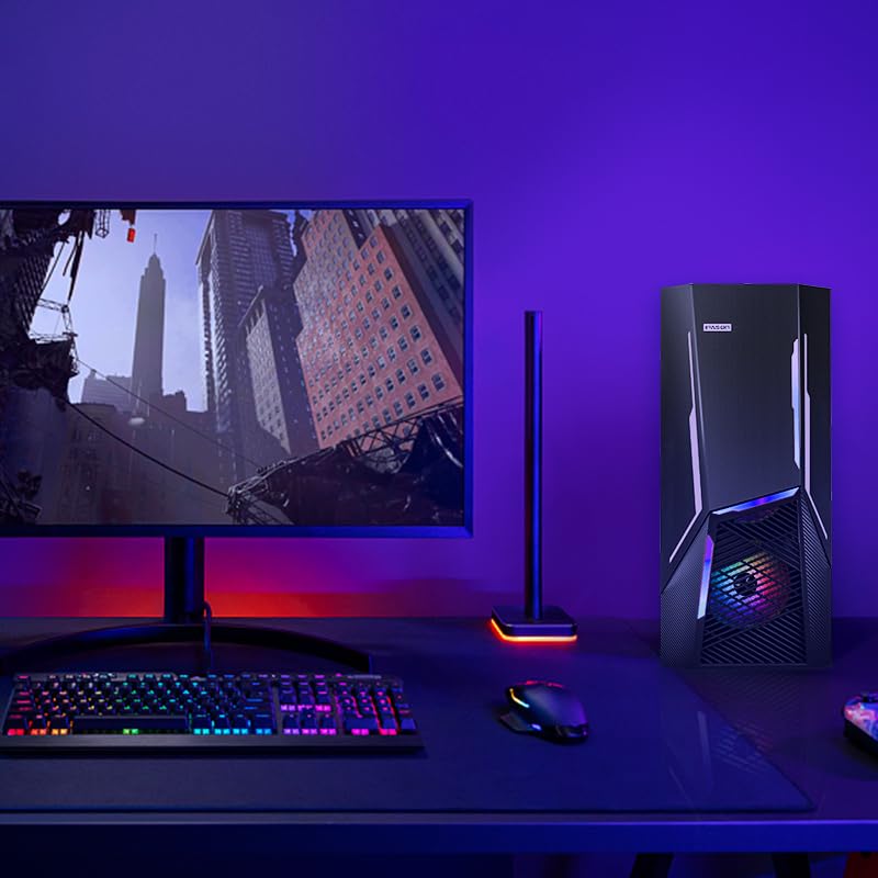 Gaming PC Desktop – Intel Core i5 12400F 2.5 GHz, NVIDIA RTX 3060, 1TB NVME SSD, 16GB DDR4 RAM 3200, 650W PSU, Bluetooth, Wi-Fi 6, Windows 11 Home 64-bit