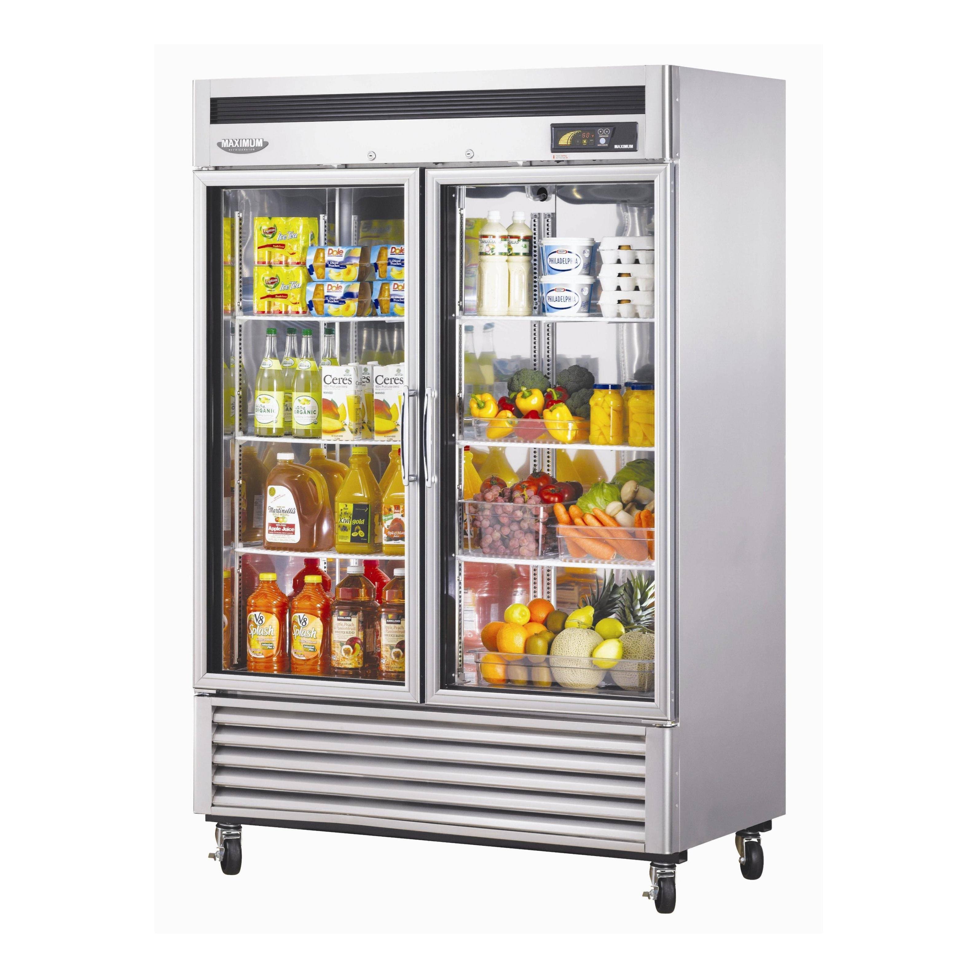 Turbo-Air (MSR-49G-2) 2 Glass Door Refrigerator