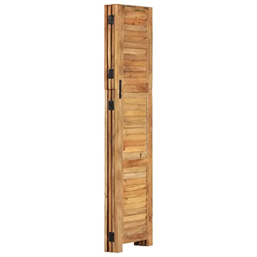 Room Divider 66.1" Solid Wood Reclaimed,Reclaimed Wood Room Divider: Privacy Screen for Bedroom, Living Room, and Office Dividers for Home & Kitchen